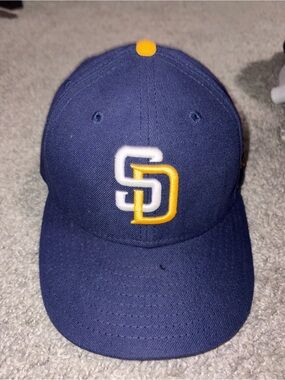San Diego Padres Navy & Yellow Baseball Cap